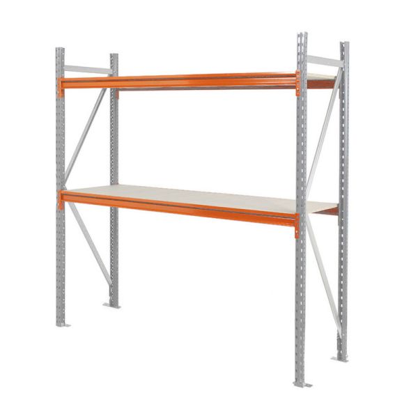 Basisrek 2 niveaus incl. spaanplaat